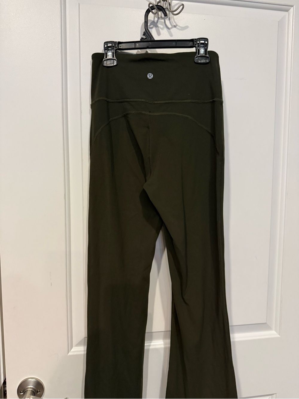 lululemon athletica Olive Green High-Rise Flared Leggings